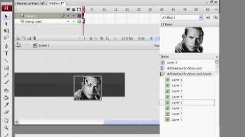 How to Create an Animated Web Banner in Flash and Photoshop -Part 3