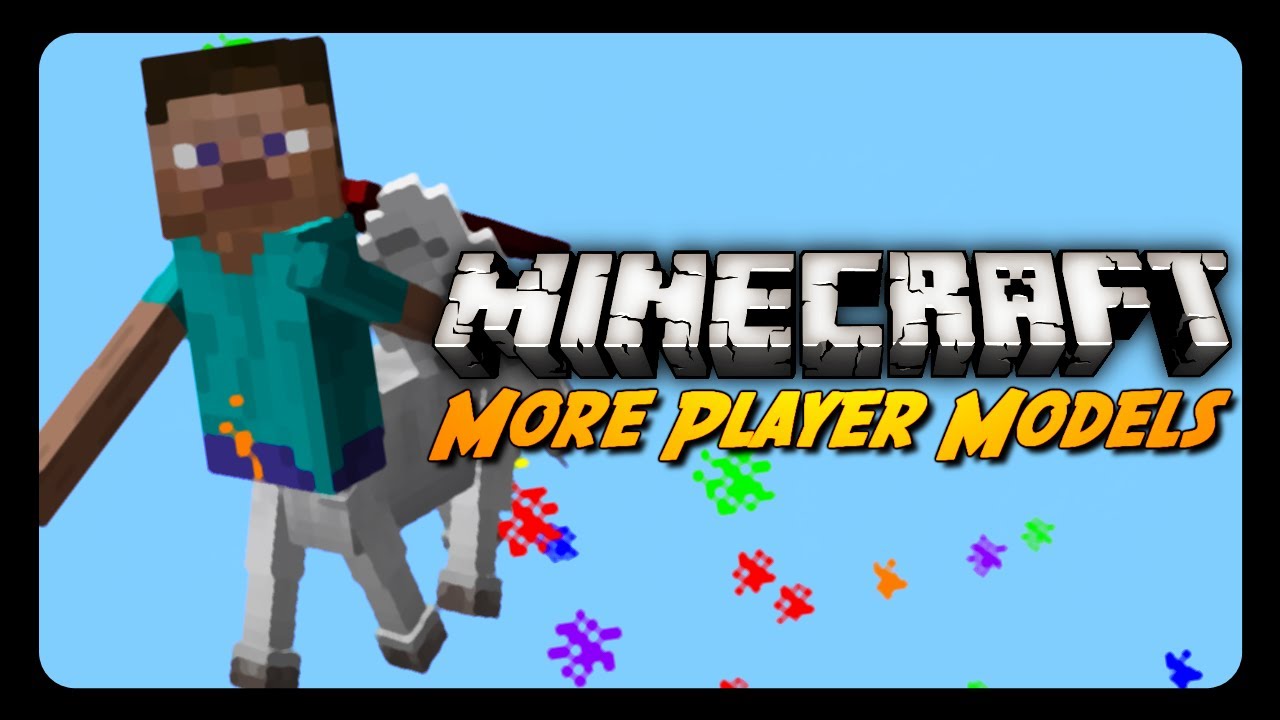 Minecraft: More Player Models 2 Mod - WARP YOUR SKIN, BECOME MOBS