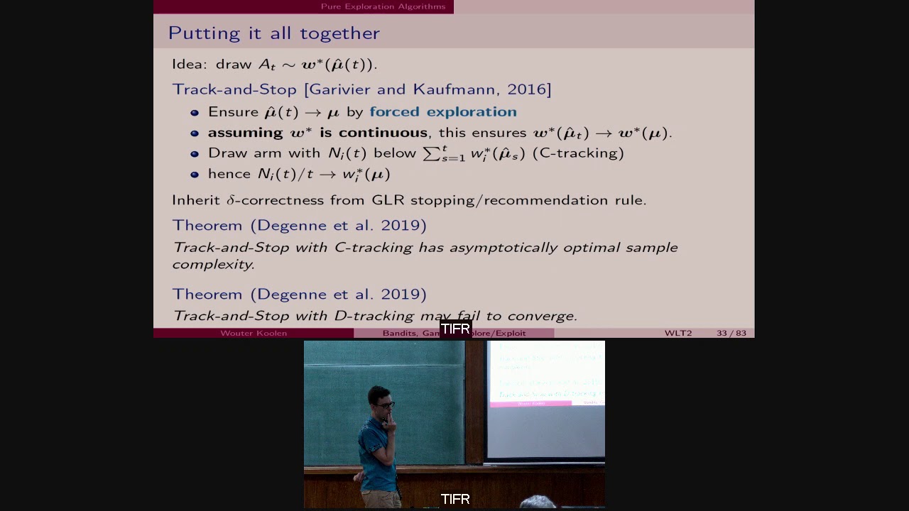 Exploration and Exploitation in Structured Stochastic Bandits Part 3