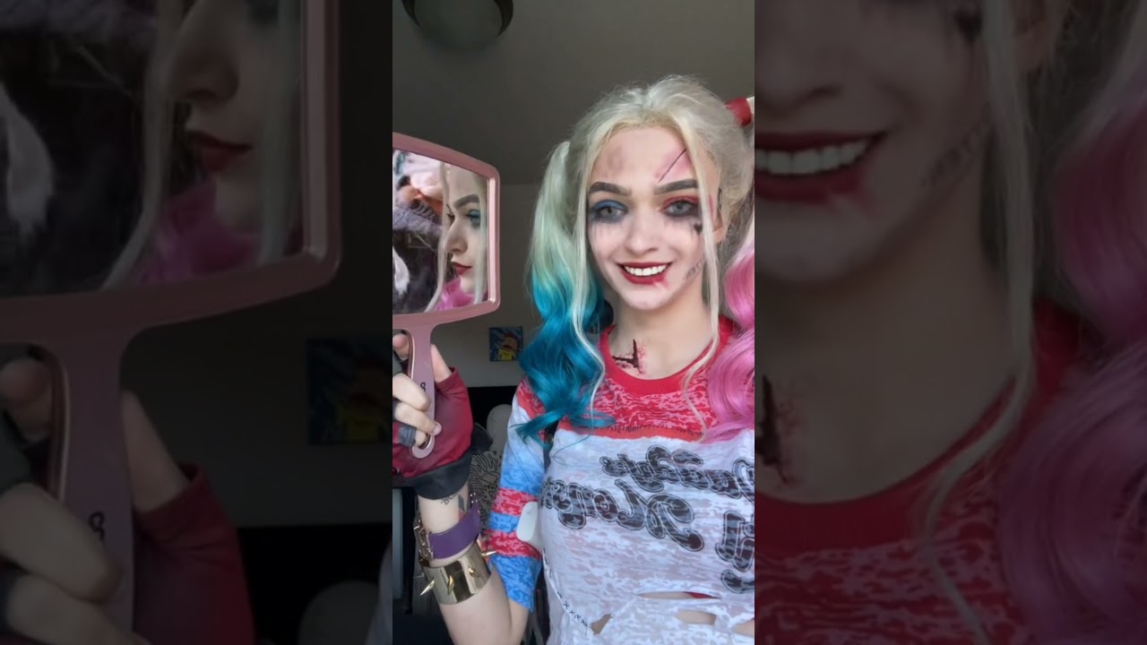 🪞Mirror Harley Quinn🎭 #harleyquinn #joker #batman #love#lovestory #dc#dccomics#mirror  #poisonivy#4k