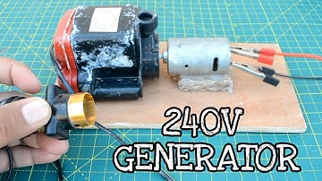 How To Make Mini 240V Generator | build 240V Generator at home