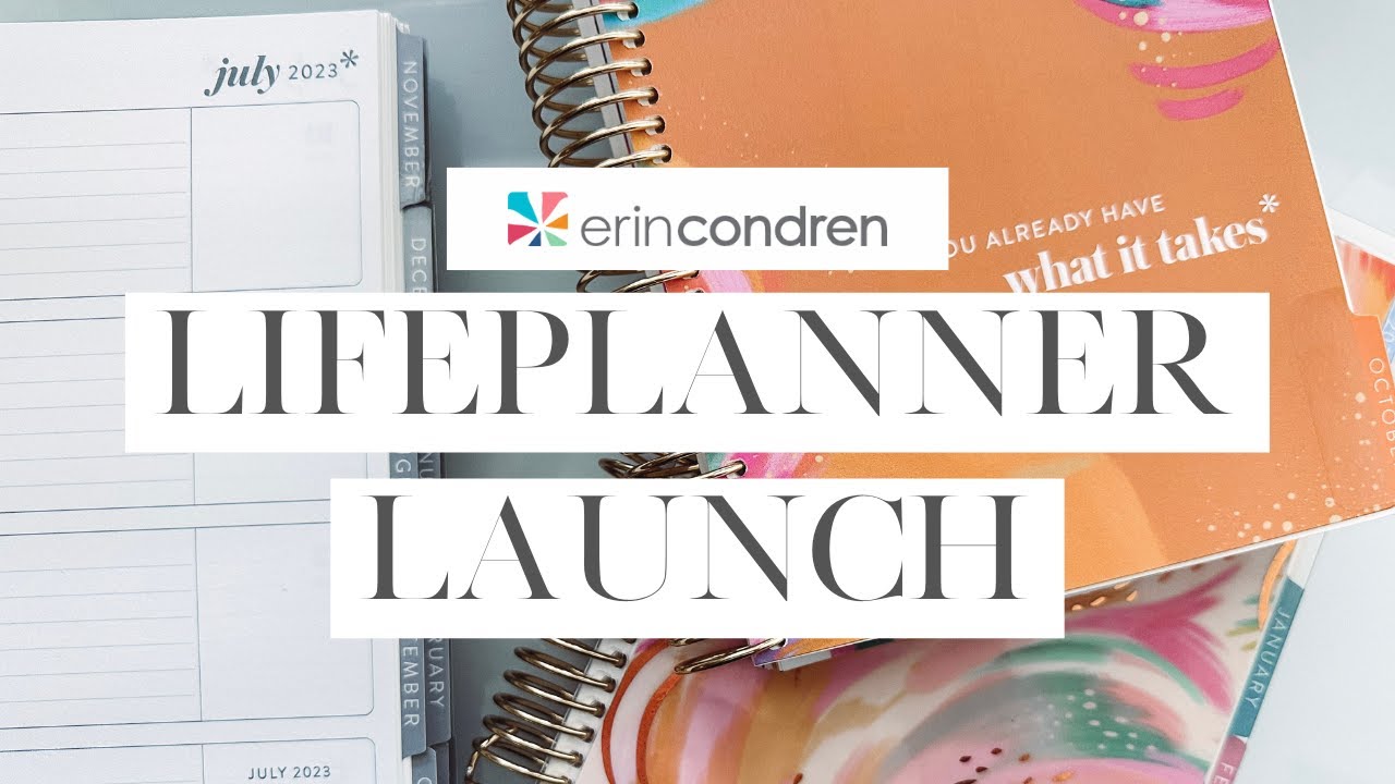 NEW Inspire Daily Duo & Canvas LifePlanner | 2023-24 Erin Condren ...