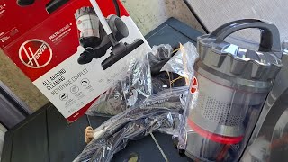 UNBOXING Hoover Bagless Canister Vacuum