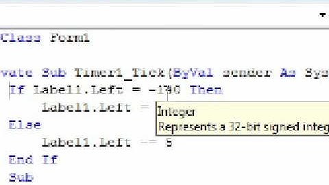 (VB.NET) Scrolling Text Tutorial