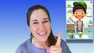 Playing Pepi Doctor w/ Milo! Ms. Marci's Language Learning Apps for Kids: Tips for caregivers! screenshot 3