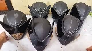 KING OHGER HELMET EVA FOAM sebelum tahap pengecatan