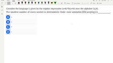 GATE 2017 TOC question on construction of DFA from regular expression.