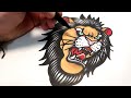 Learn to Draw a Lions Head With Me | How to Tricks Revealed!
