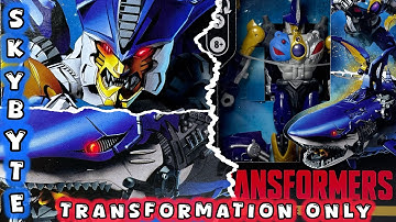 ALLEEN Transformatie. Transformers Age of The Primes Voyager-klasse RID Sky Byte Video
