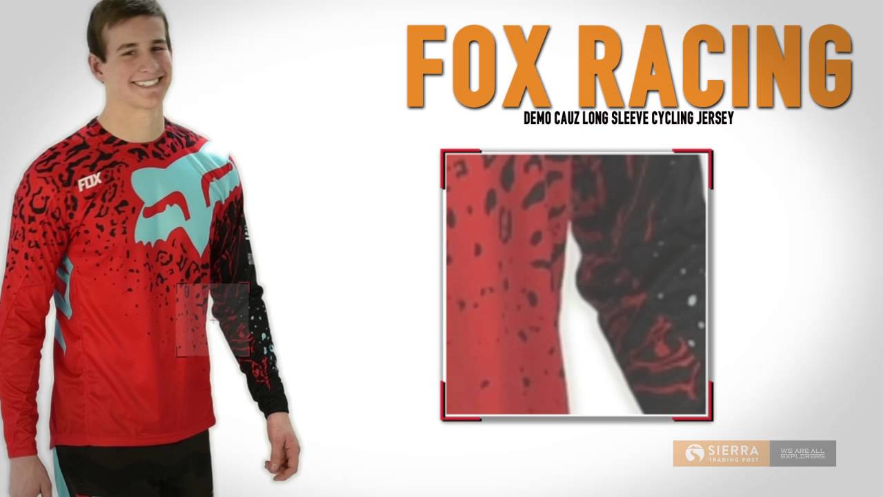 fox demo long sleeve jersey