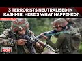 Jk encounter latest today  3 terrorists killed in encounter in jks kulgam what happened