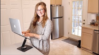 BESIGN LSX7 Laptop Stand Review | 360° Rotating Base Ergonomic Adjustable Notebook Stand