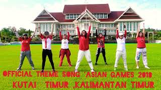 Meraih Bintang By Via Vallen / Zumba Fitness, Song Asian Games 2018 , Sangatta, Kutai Timur