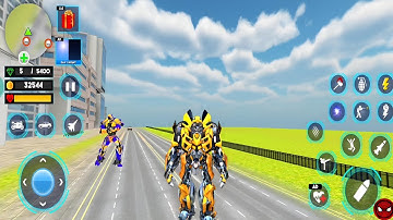 Bumblebee Jet Car Bike Robot Transformers Game #9 - Android Gameplay