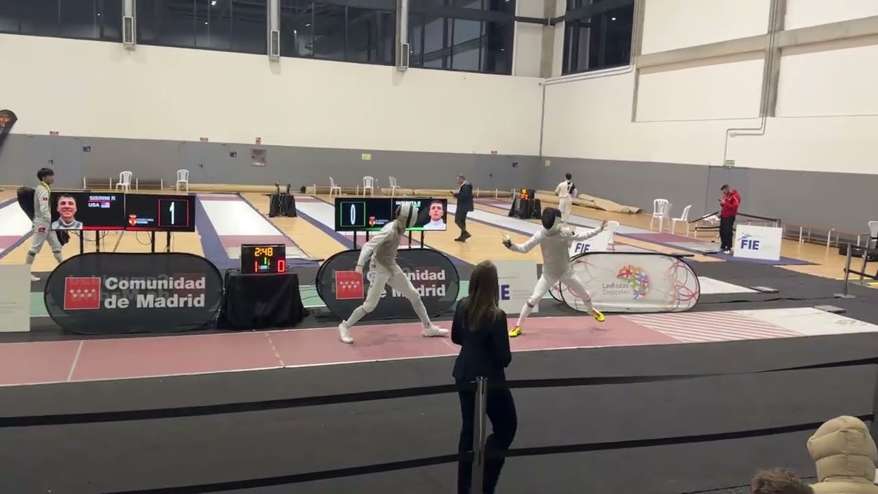 Madrid World Cup 2026 JMS - L4 - Riccardo Sissini USA v Manu Iaquinta ITA