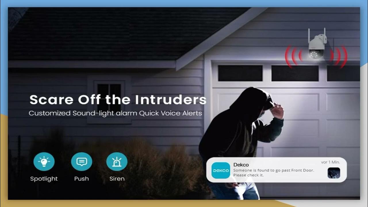 DEKCO DC5L Home Security Camera Installation & Setup Guide YouTube