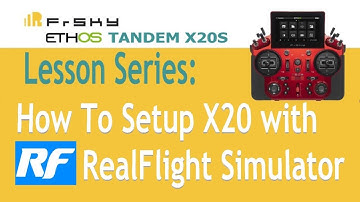How to setup FrSky X20 with RealFlight Simulator.