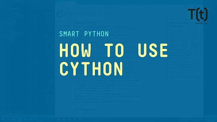 Using Cython to speed up Python