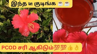 ||செம்பருத்திப்பூ  டீ, செய்யலாம் வாங்க ||#cooking #Hibiscus#tea#YouTube#video #viral #pcod #pcos