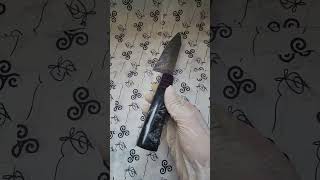 The Etched Blade With Resin Handle By Relic & Edge.#handmadeseller #new #youtubeshorts #handmade#art
