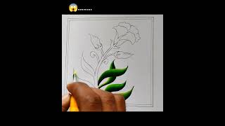 kaner ka phool kaise banaye/😱 कनेर का फूल #shorts #drawing