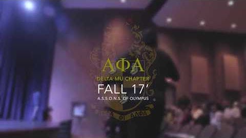 Delta Mu Chapter of AΦA, Fall 