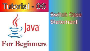 Java Tutorial -6 (JavaFX / GUI)    Switch Case Statement