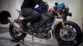 GYTR ECU Remapping of the 2021 Yamaha YZF-R1M on the Dyno! | Ten Kate Racing Products
