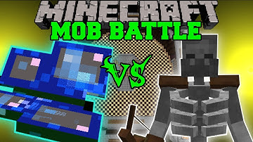MOTHRA VS MUTANT SKELETON - Minecraft Mob Battles - OreSpawn and Mutant Creatures Mods