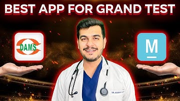 Best App For NEET GRAND TESTS (MOCK TESTS) / DAMS vs MARROW !   #mbbs #inicet #neetpg