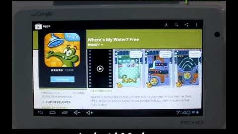 ACHO C905 Review: Android 4.0 Tablet 7 Inch RockChip RK2918 1080P