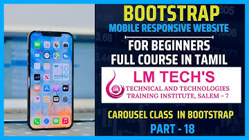 IMAGE SLIDES BOOTSTRAP  CLASS IN TAMIL | PART - 18 | LEARN BOOTSTRAP FULL TUTORIAL IN TAMIL LM TECHS