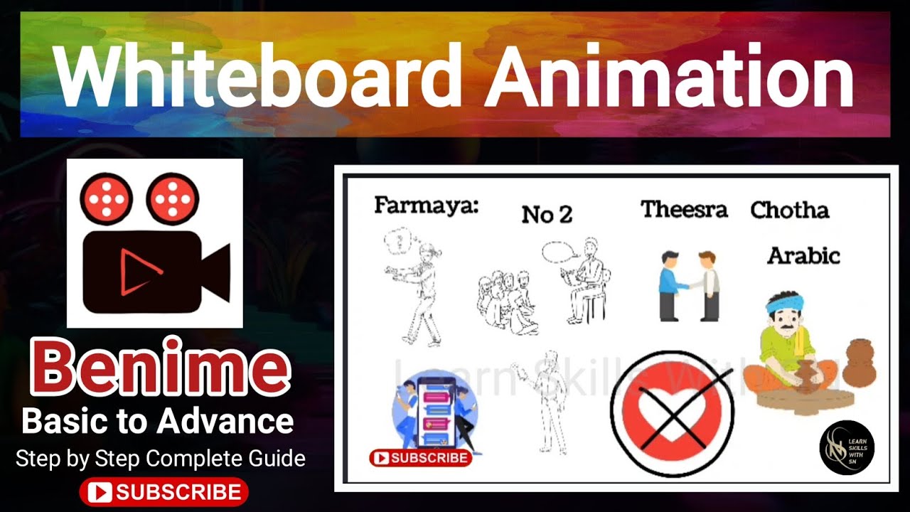 How to create Whiteboard Animation Video #tutorial #viral #viralvideo # ...