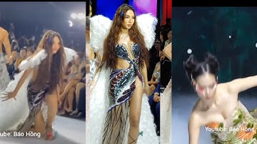 Diệp Bảo Ngọc, Hoa hậu Thuỳ Tiên té chúi đầu,  Hoàng Thuỳ khí chất cực sang, dàn nghệ sĩ catwalk