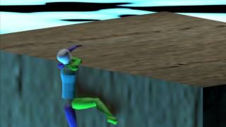 Climbing Up A Ledge