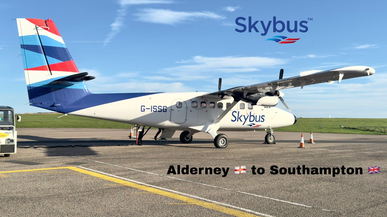 TRIP REPORT | Fun on the Twin Otter | Isles of Scilly Skybus | DHC-6-300 | Alderney to Southampton