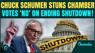Chuck Schumer ERUPTS As Senate VOTES to END U.S Government Shutdown | Schumer VOTES ‘No’