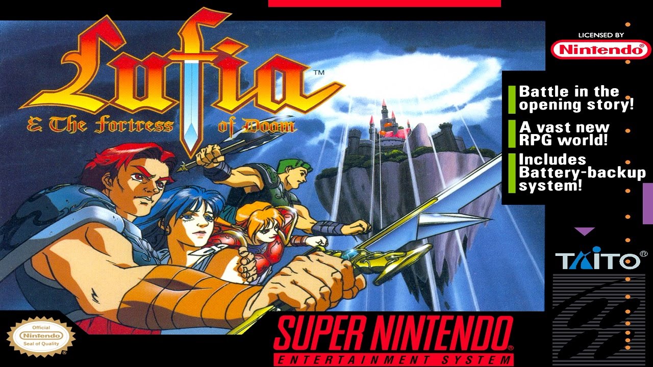 Lufia 1 Fortress of Doom Walthrough Longplay Part 1 SNES - YouTube