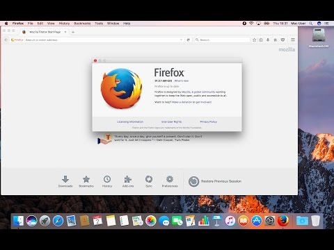 How to update firefox on a Mac