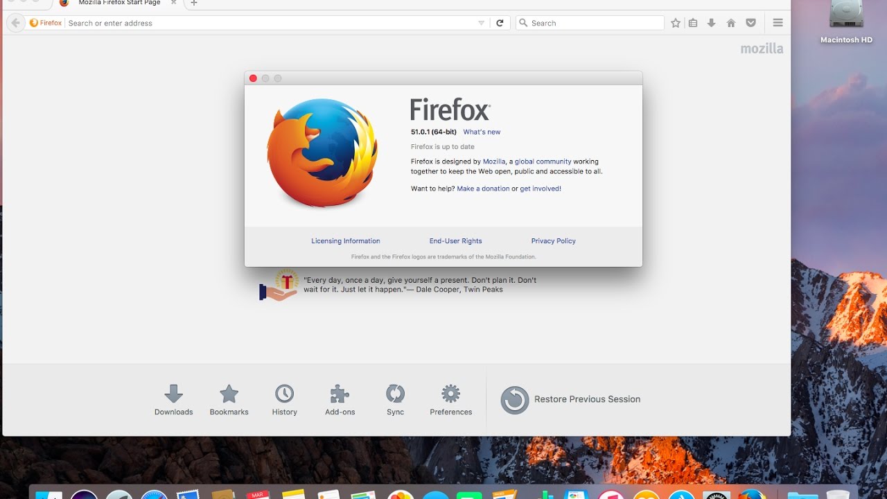 update mozilla firefox for mac