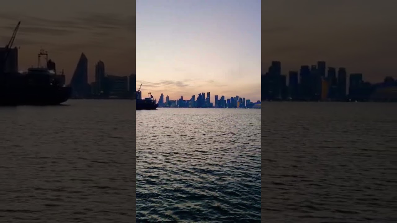 Watch Mina district at dusk #qatar #doha #skyline #sunset #dusk on YouTube Watch Mina district at dusk #qatar #doha #skyline #sunset #dusk on YouTube