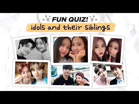 [Pops in Seoul] Idols and their siblings👬 [K-pop <strong>Dictionary</strong>]