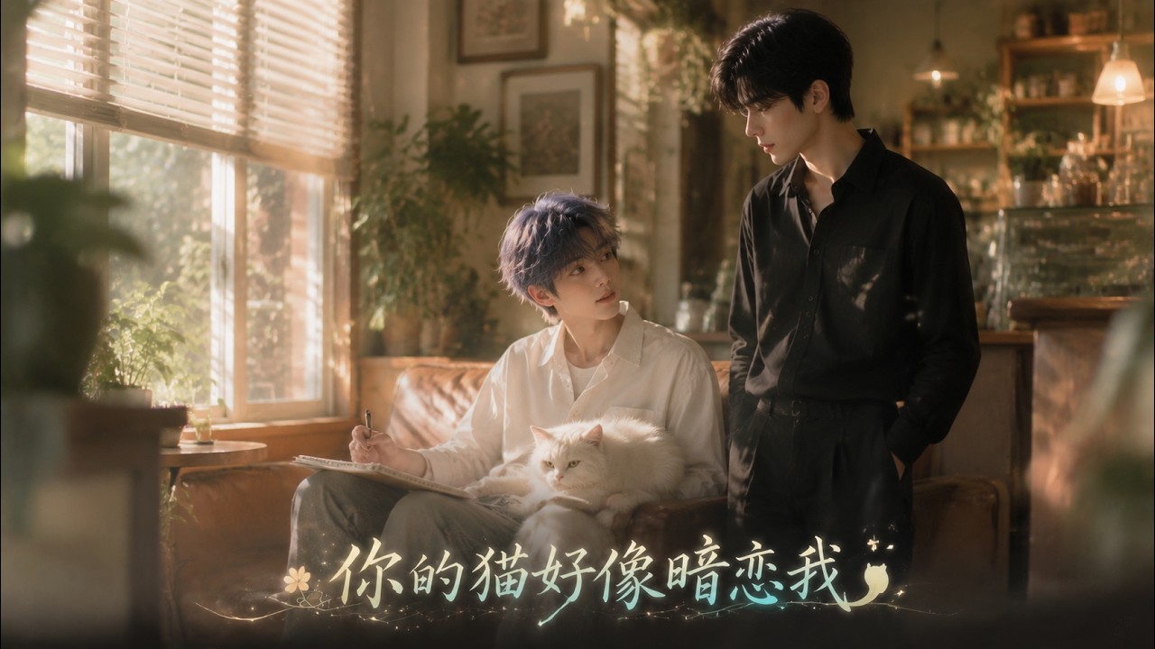 ⁣I suspect my cat has become a supernatural being—it even wants to teach me how to date.#bl