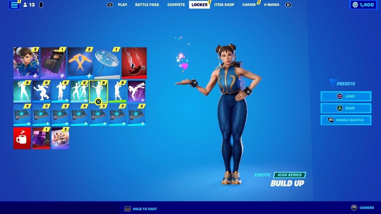 Chun Li PS5 Bella Poarch Build Up 4K 3840x2160 - YouTube