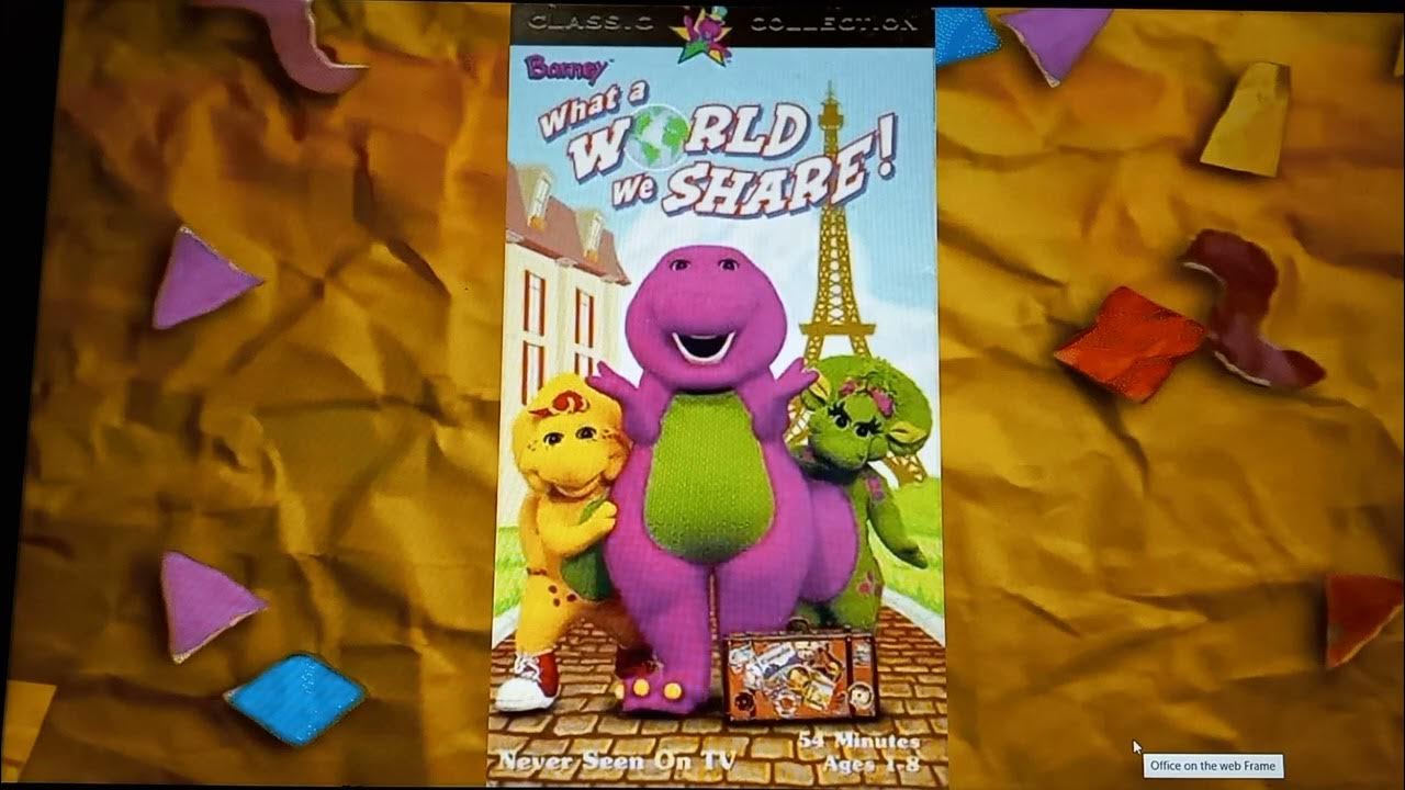 Barney What A World We Share Trailer Barney What a WORLD We SHARE!: Being Together - YouTube