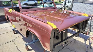 1973 Ford Bronco Paint code 4Y5 Lexus Copper Crest Metallic PPG Vibrance Custom Clear Coat
