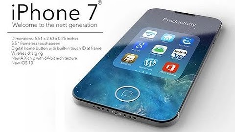 A Completely Unique Frameless iPhone 7 Concept