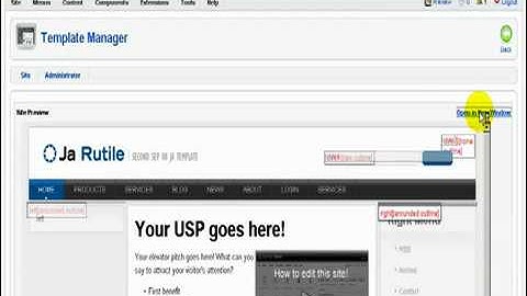 Joomla 1.5 change module position video tutorial
