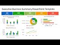 Executive business summary powerpoint template  kridha graphics