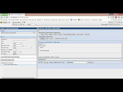 TESTLINK PART 2 CREATE REQUIREMENT SPECIFICATION